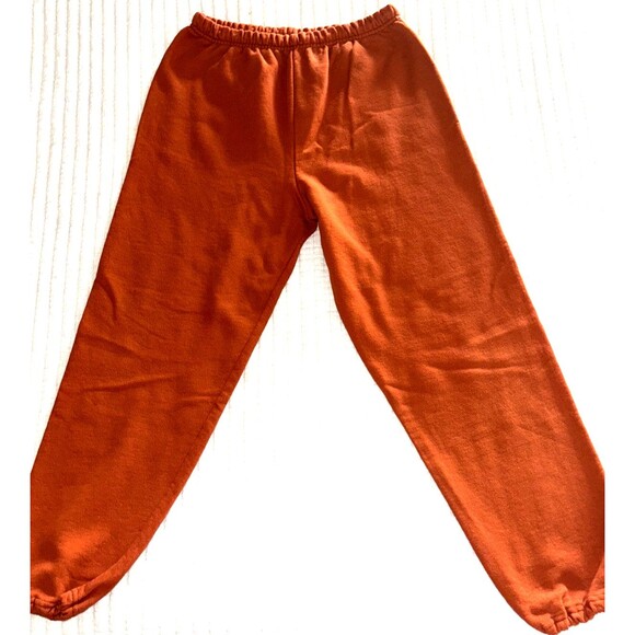 Red Oak Burnt Orange Sweatpants Medium - Picture 1 of 6